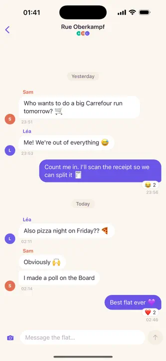 Coloc: Flatshare Organiser screenshot 4