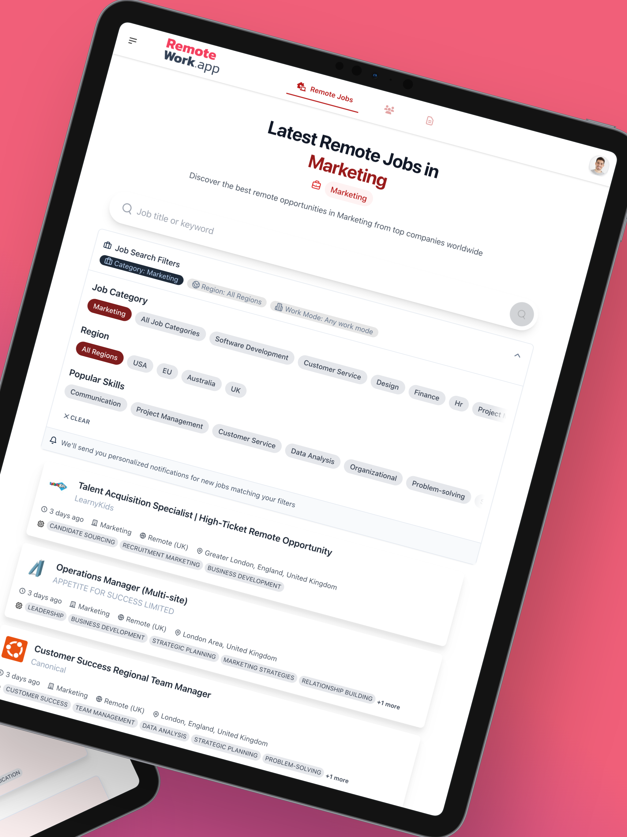 Remote-Work.app - remote jobs