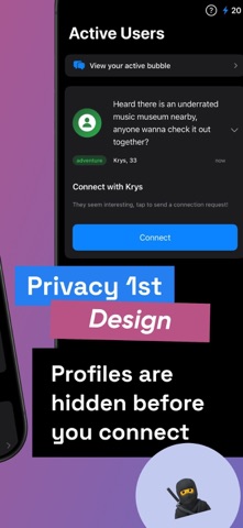 BubbleNest: Friend Finding App Screenshot 3 of 6