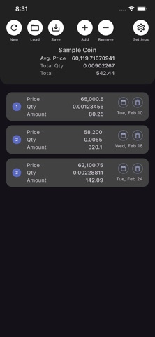 Averit: 股票币圈补仓均价计算器 screenshot