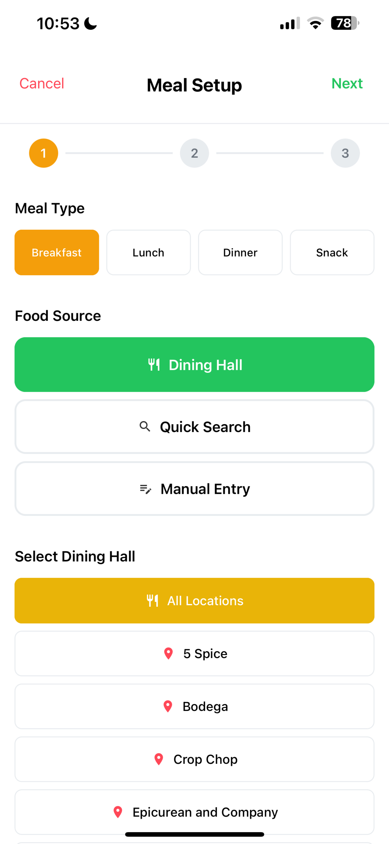 Healthy Hoyas screenshot 4