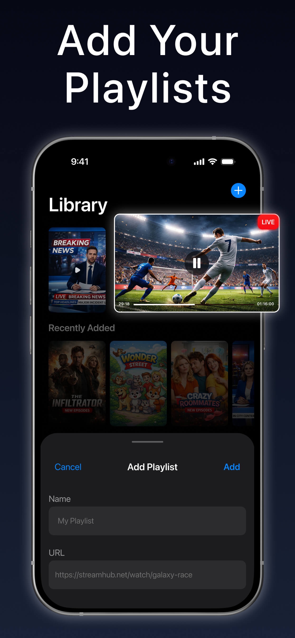 Screenshot 2 of Smart IPTV Players