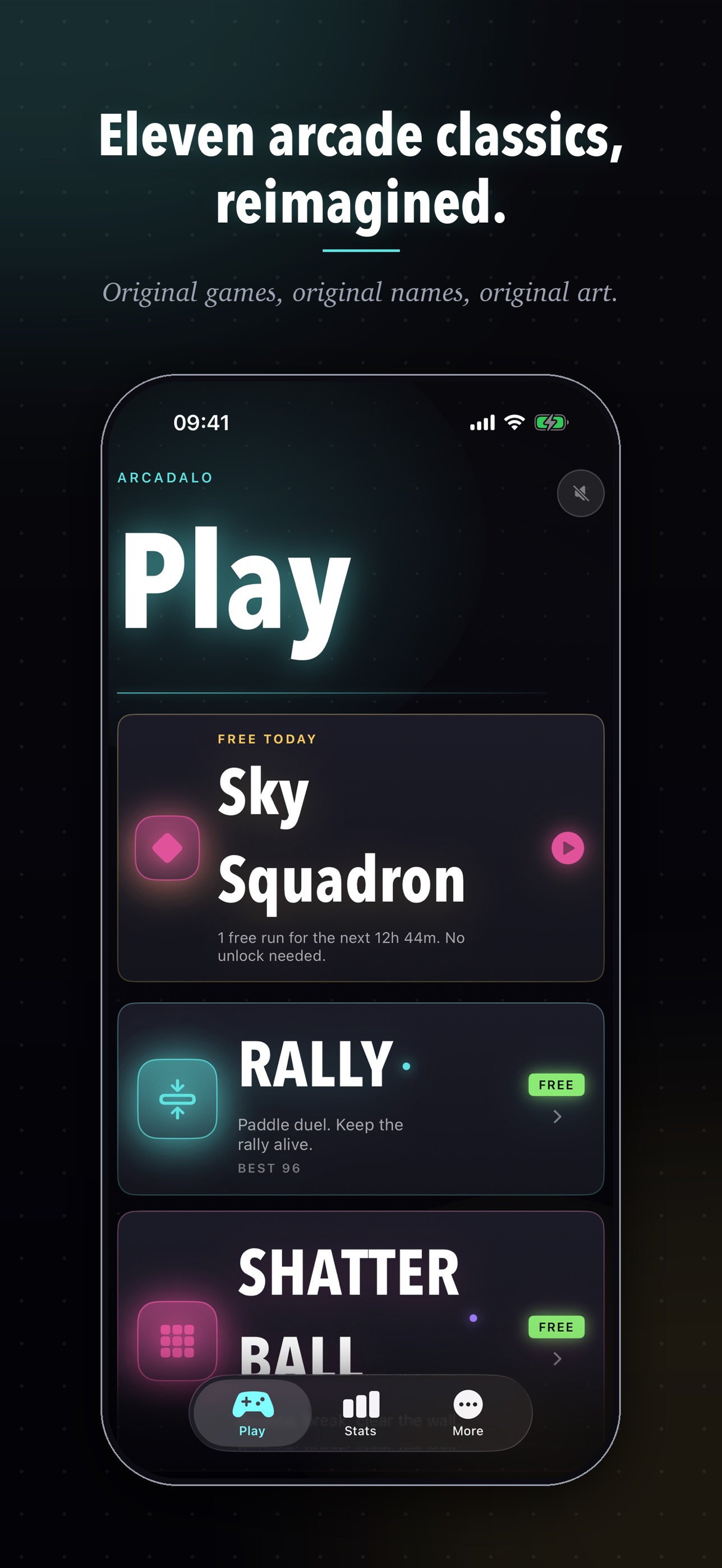 Screenshot 1 of Arcadalo: Retro Arcade Games