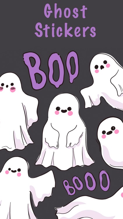 Scary Ghost Stickers Pack