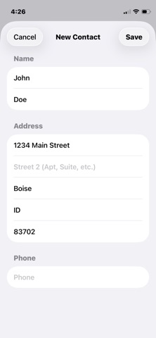 Address Scanner Screenshot 4 of 4