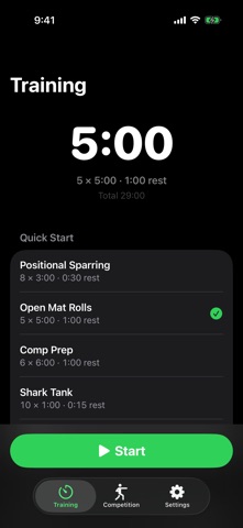 Lets Roll Timer app screenshot