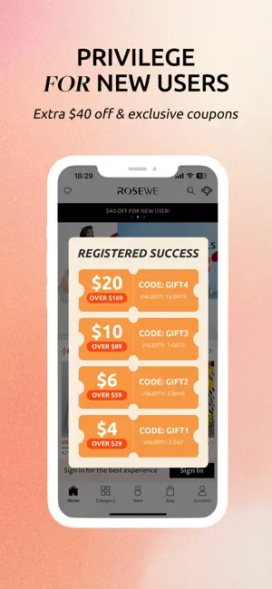 Rosewe-Online Shopping screenshot 2