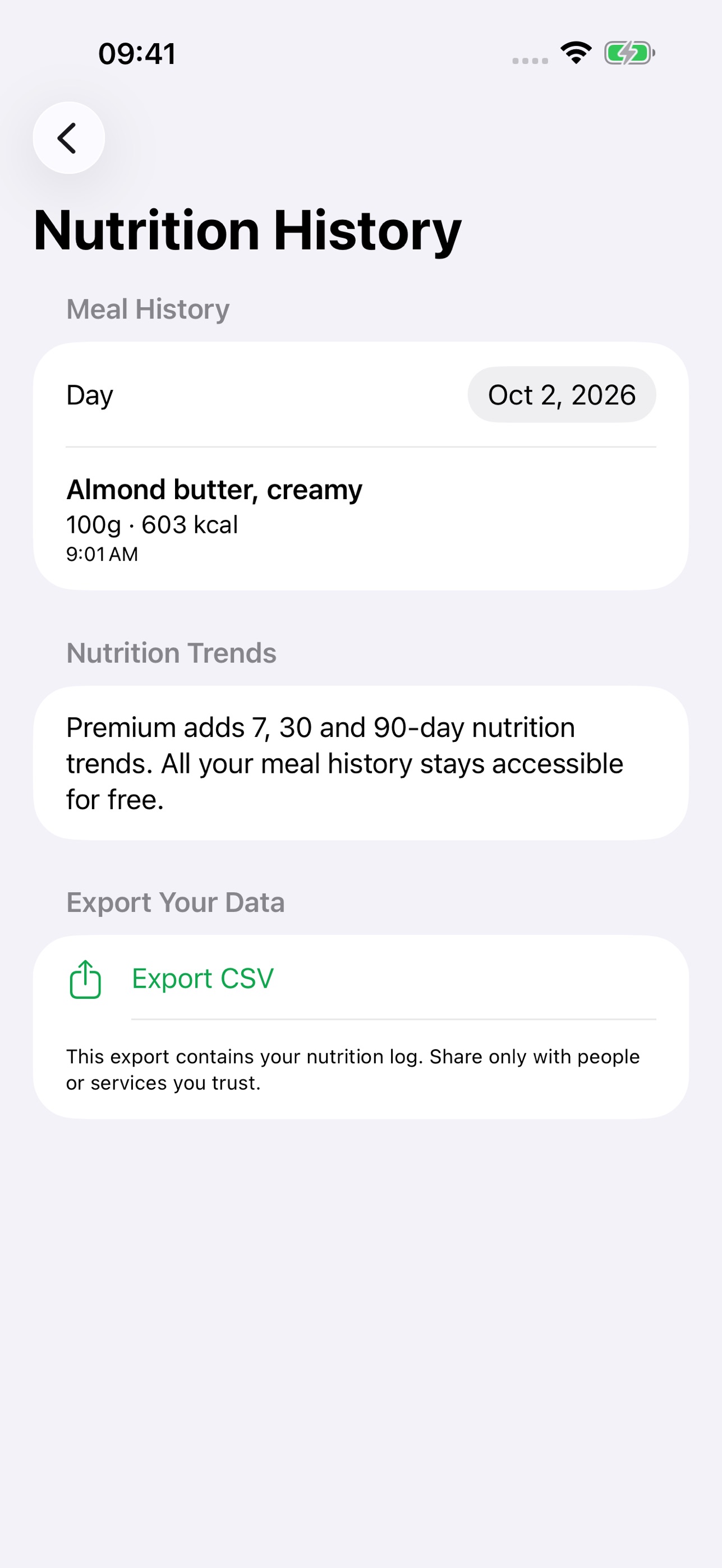 Screenshot 3 of Calorie Counter: NutriFrame