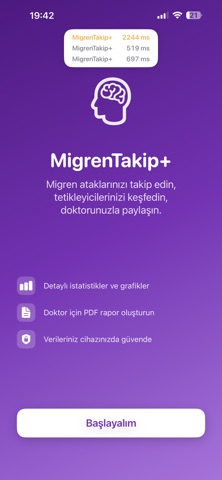 MigrenTakip+ Screenshot 5 of 7