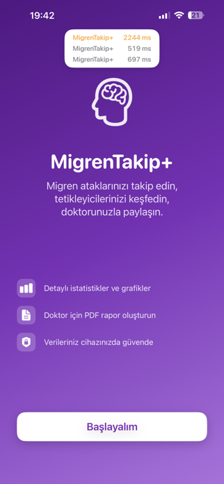 MigrenTakip+ Screenshot 5 of 7