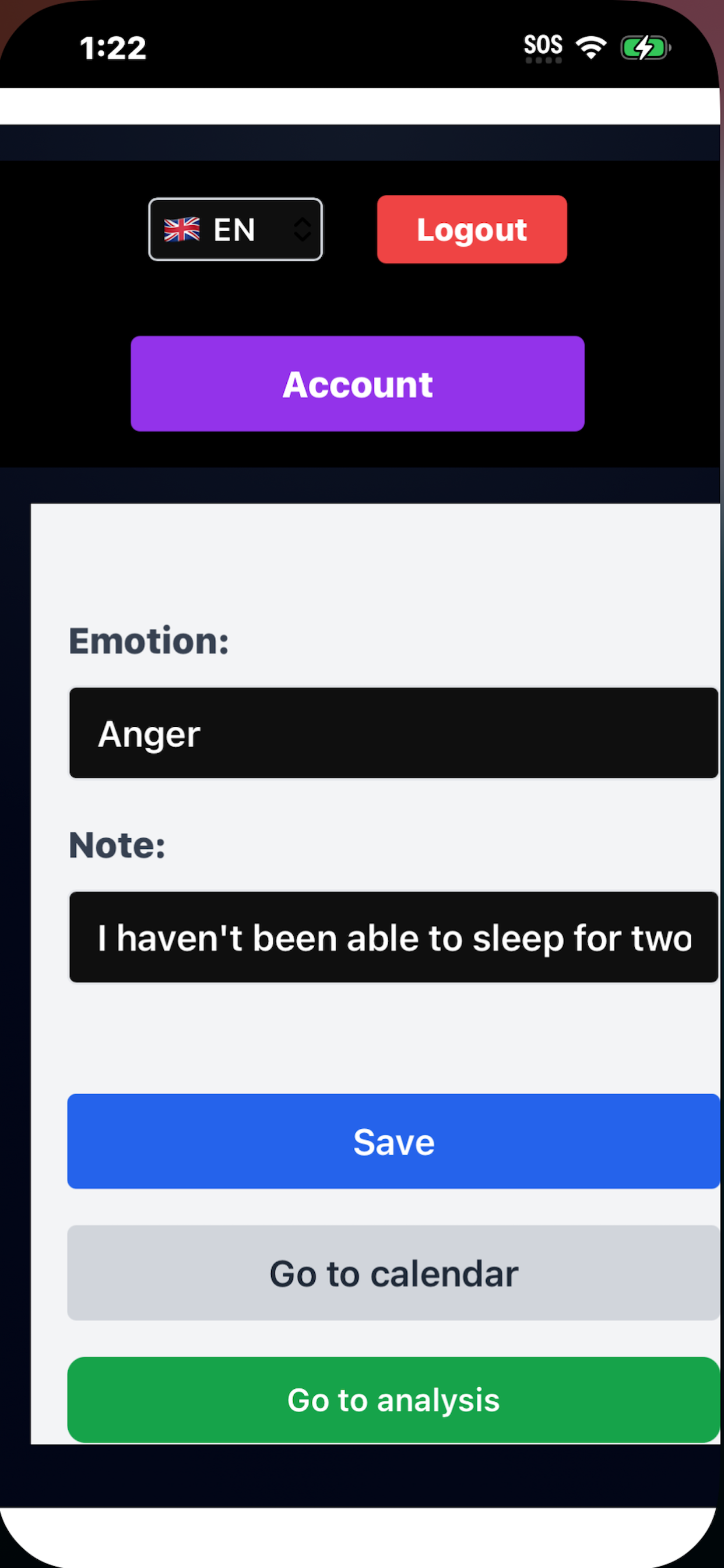 Mental Detox App