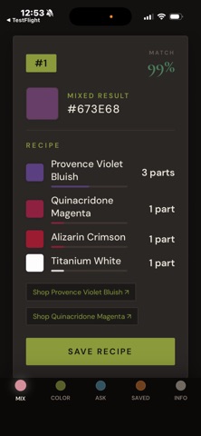 Impasto - Paint Recipes Screenshot 3 of 5