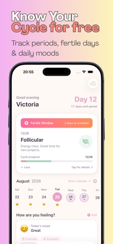 HerFlow - Period Tracker Screenshot 1 of 6