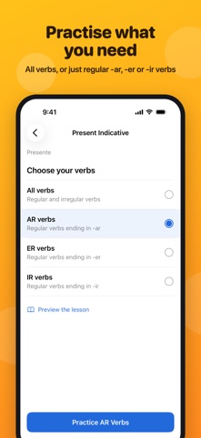 Verbito: Learn Spanish Verbs Screenshot 5 of 8