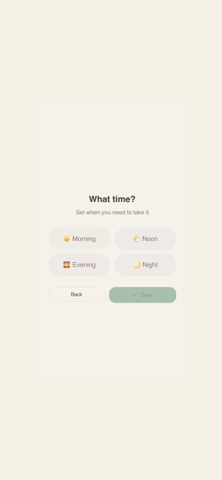 Taken - a daily log screenshot