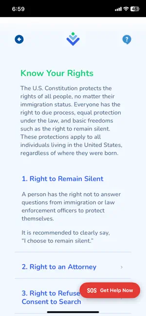 PTAP - Immigration Help screenshot 1