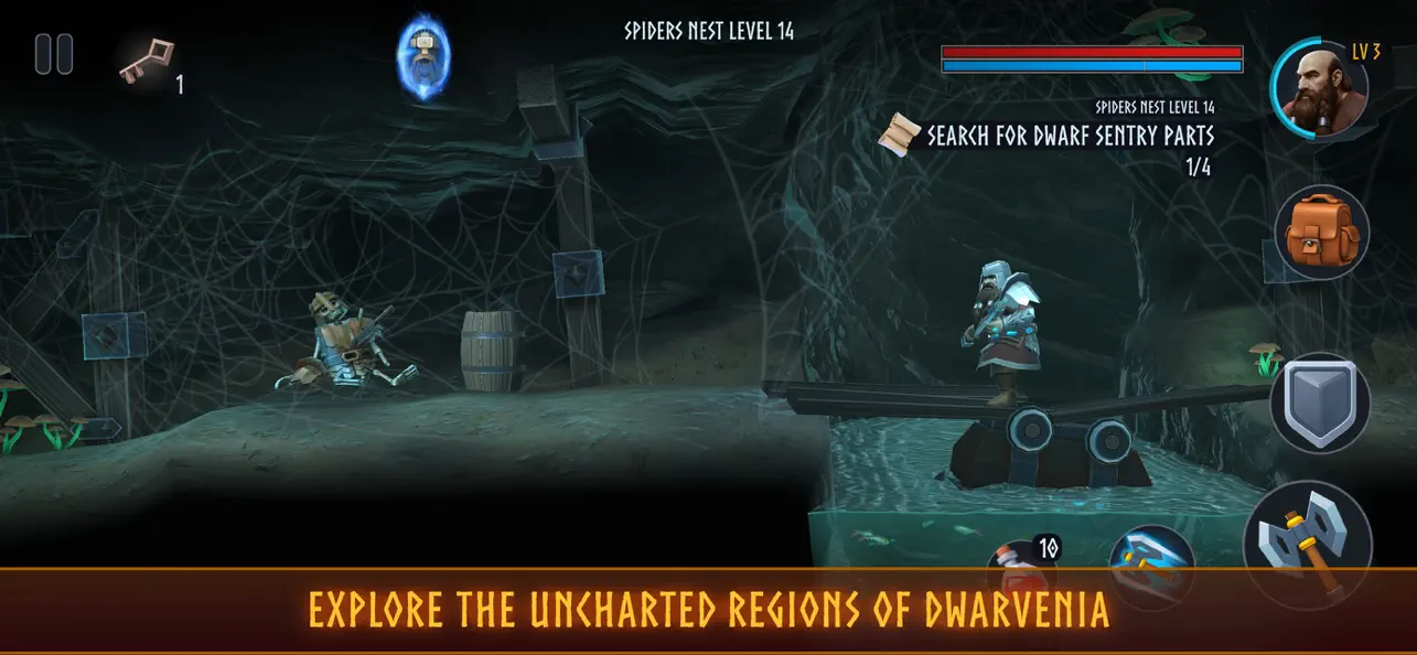 Narin Secrets of Dwarvenia Hack screenshot 2 - iOS game interface