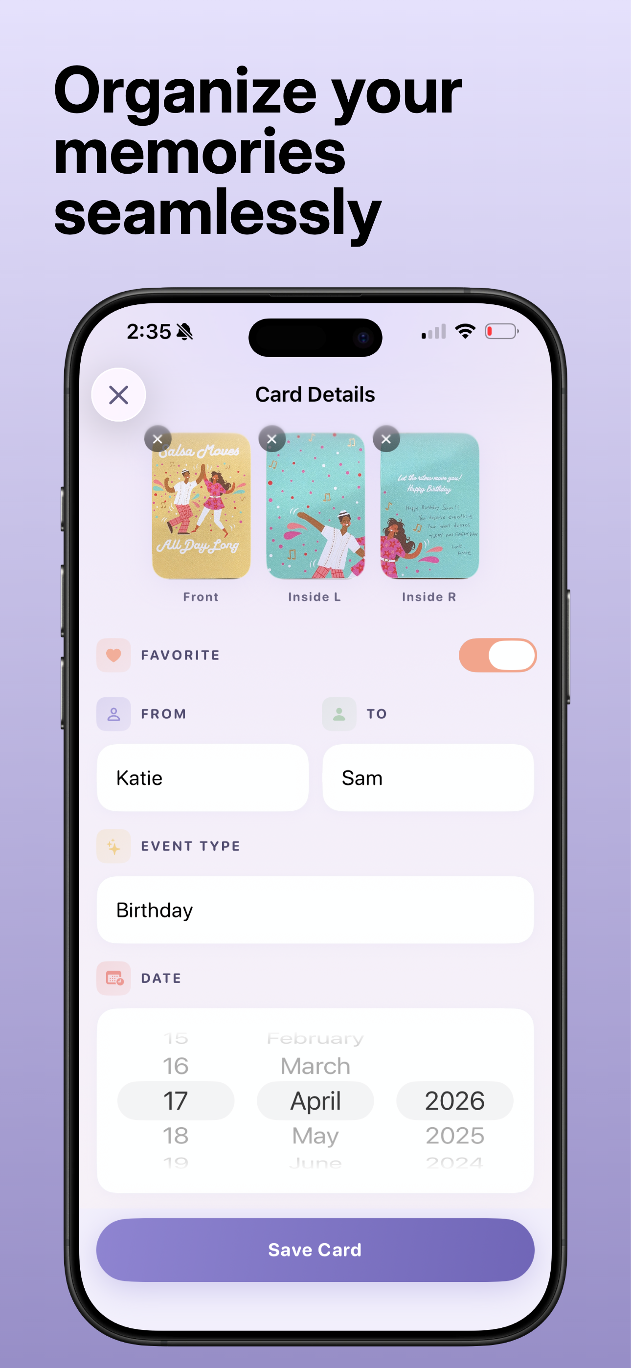 Keepi Cards: Card Organizer