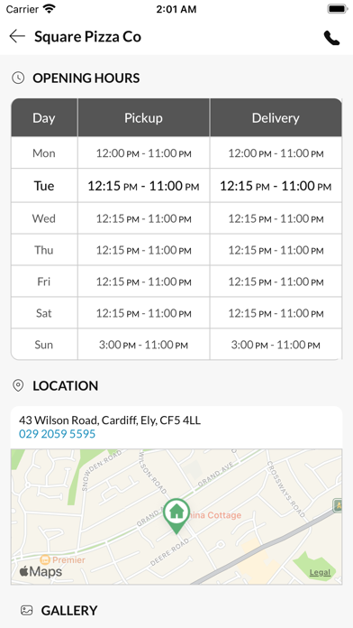 Square Pizza Co Ely Screenshot