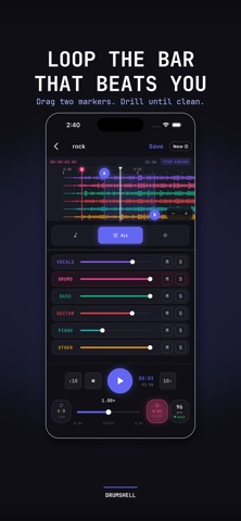 DrumShell — Drum Practice screenshot