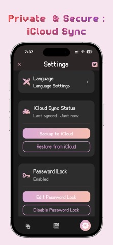 Period Tracker: P Forest iPhone screenshot