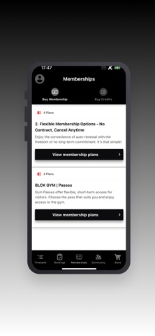 BLCK GYM screenshot