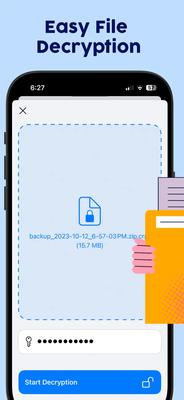 #4. Encryptor - Secure Your Files (iOS) بواسطة: Samira Sadeghi