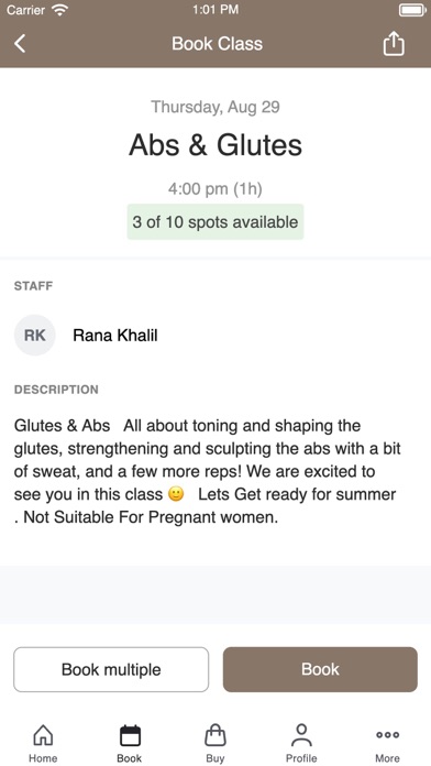 Exhale Yoga Studio Screenshot