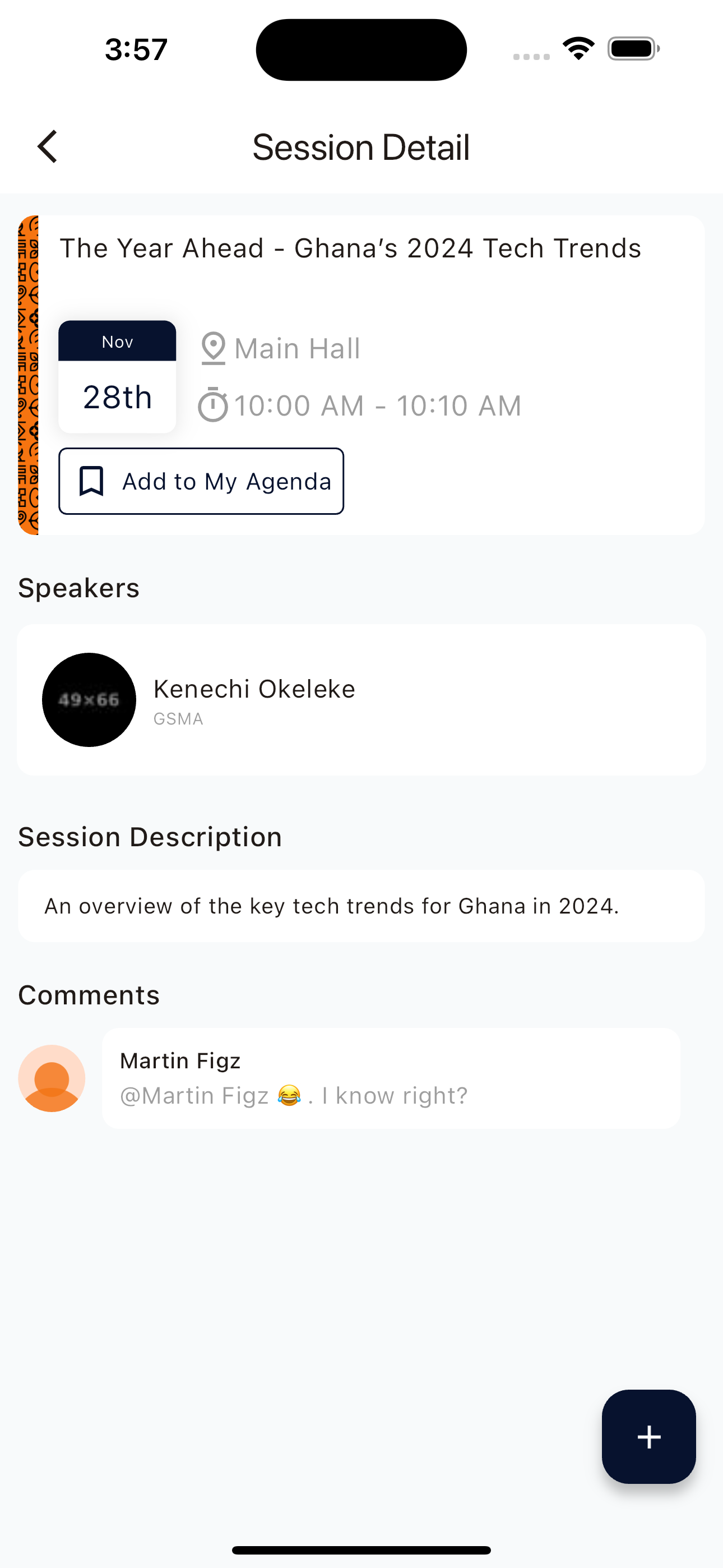 Tech in Ghana Conference screenshot 7