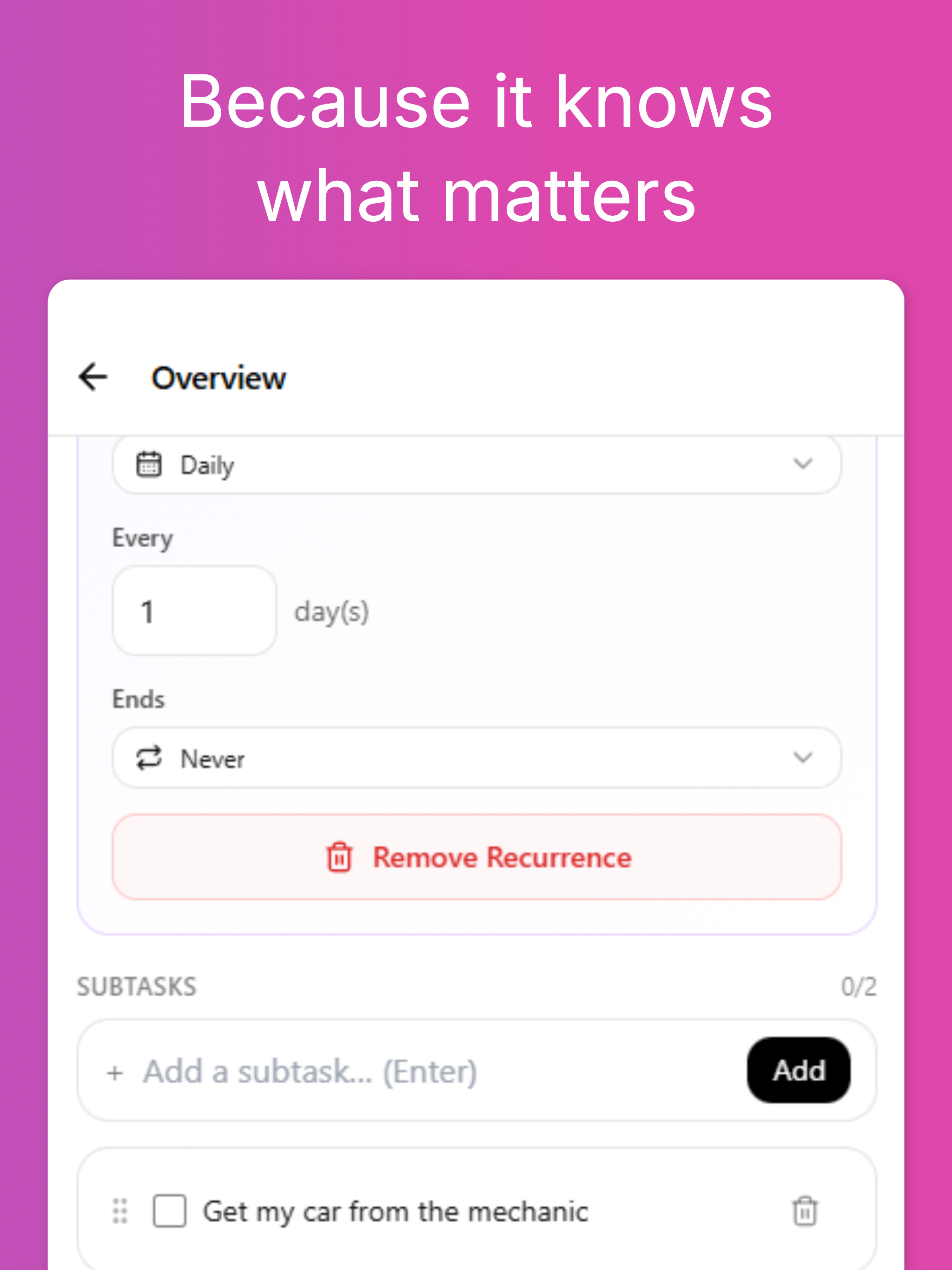 Task Sense - To Do List App