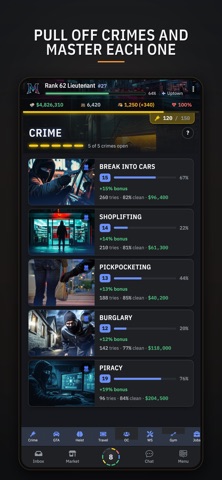 Mobsteria - Crime RPG Screenshot 1 of 8