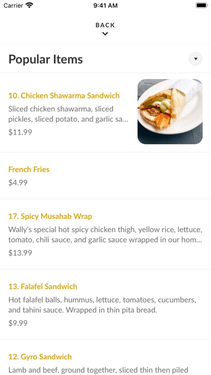 Wally's Falafel And Hummus