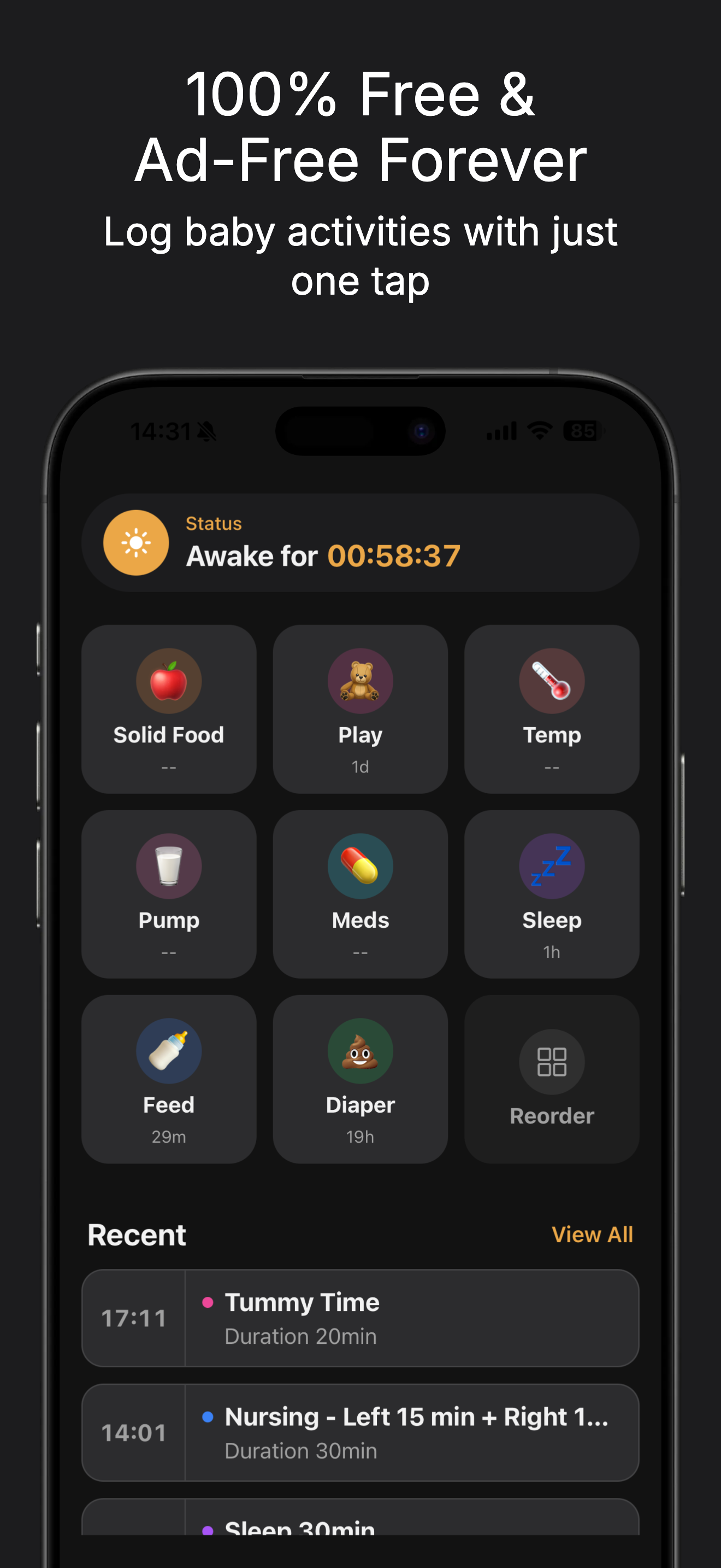 TinyLog - Baby Tracker