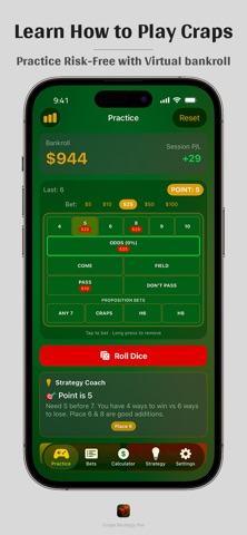 Craps Strategy Pro Screenshot 1 of 4