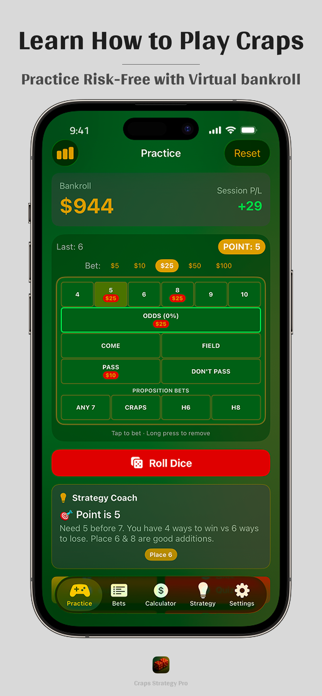 Craps Strategy Pro Screenshot 1 of 4