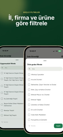 Gıda Güvenliği: İfşa Listesi screenshot