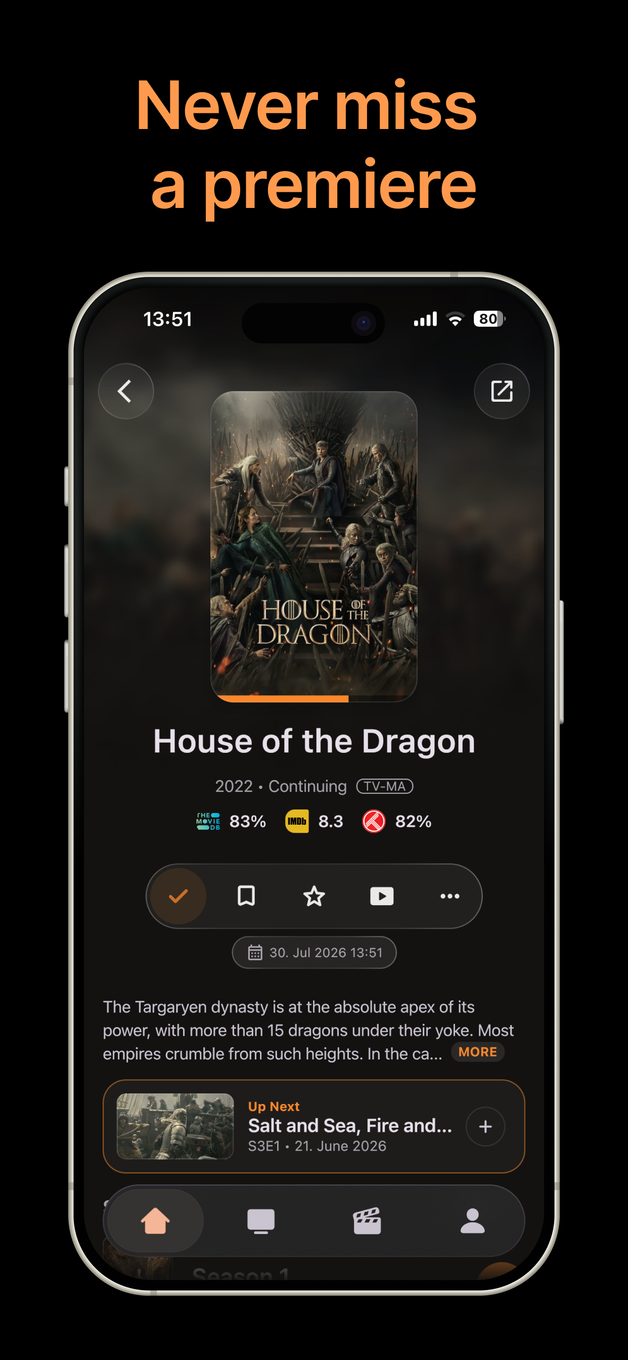 Moviebase: Movie & TV Tracker screenshot 2