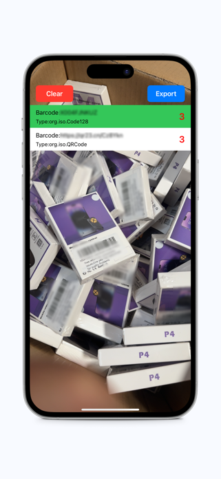 Barcode Scanner & Counter Screenshot 1 of 3