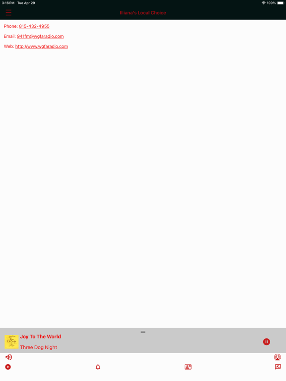 Screenshot #6 pour WGFA 94.1 FM