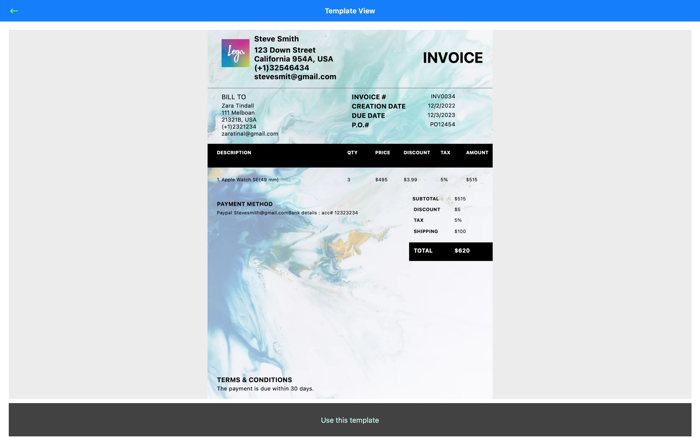 Estimate and Invoice Maker Billd