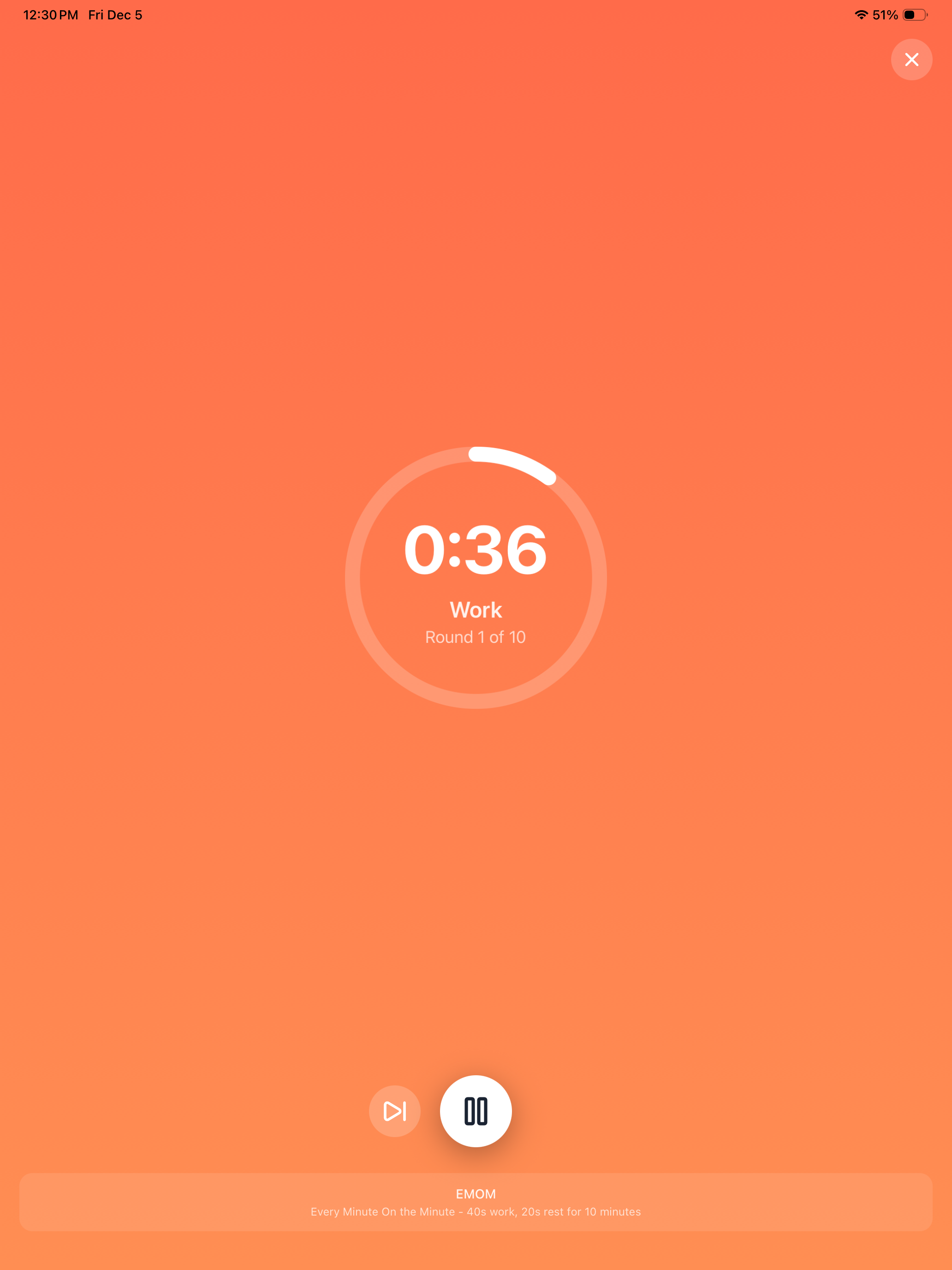 Couch-O-Meter Workout Timer screenshot 10