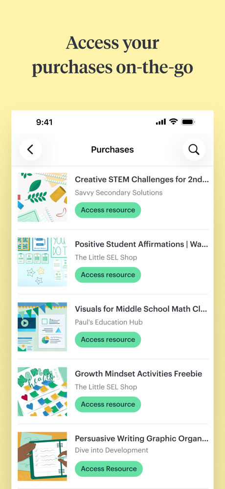 TPT (Teachers Pay Teachers) screenshot 1