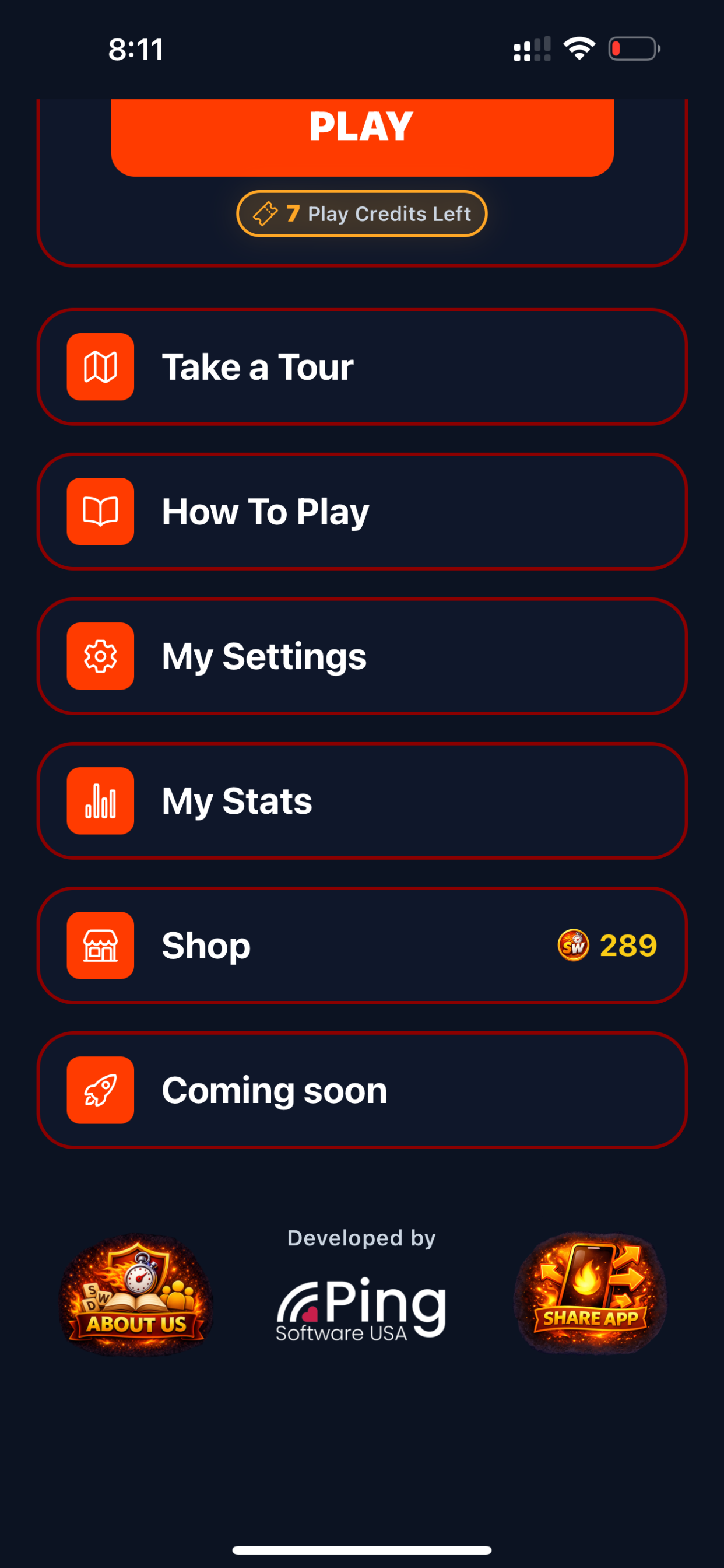 Speed Words: Fast Word Game screenshot 2