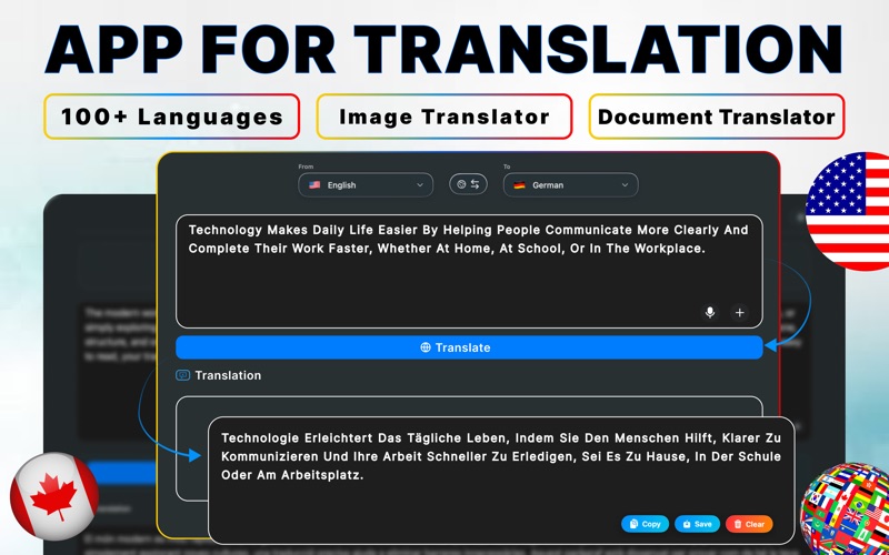 AI Translator - Live Translate iPhone screenshot