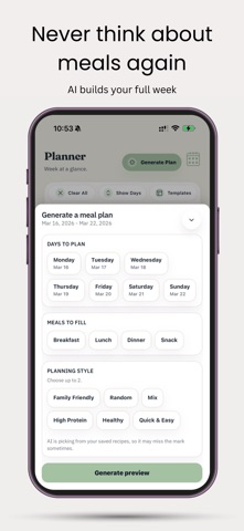 Pantry Helper - Meal Planner screenshot