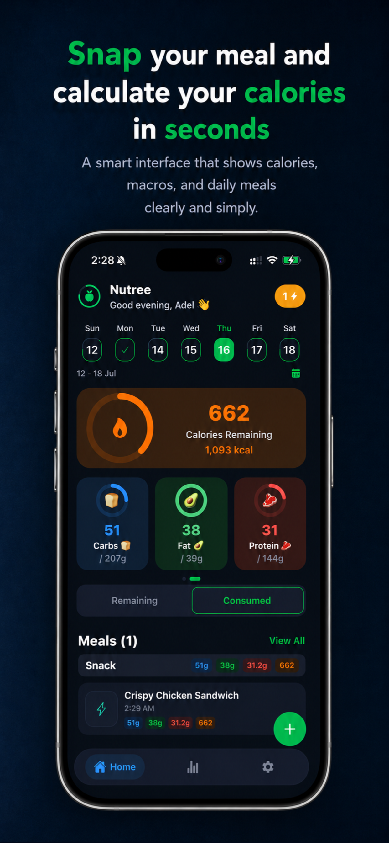Nutree: Calorie Tracker screenshot 5