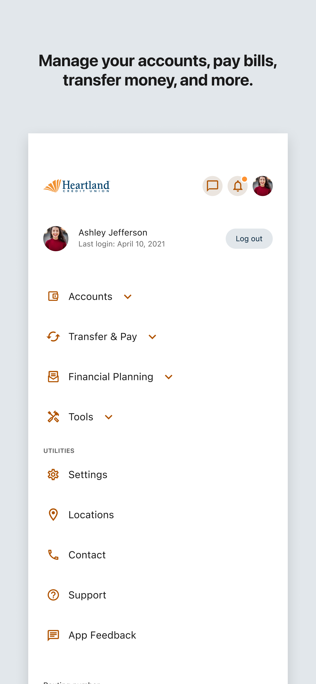 Heartland CU Mobile Banking screenshot 5