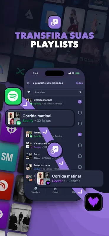 Soundiiz: Transferir playlists screenshot 2 of 5