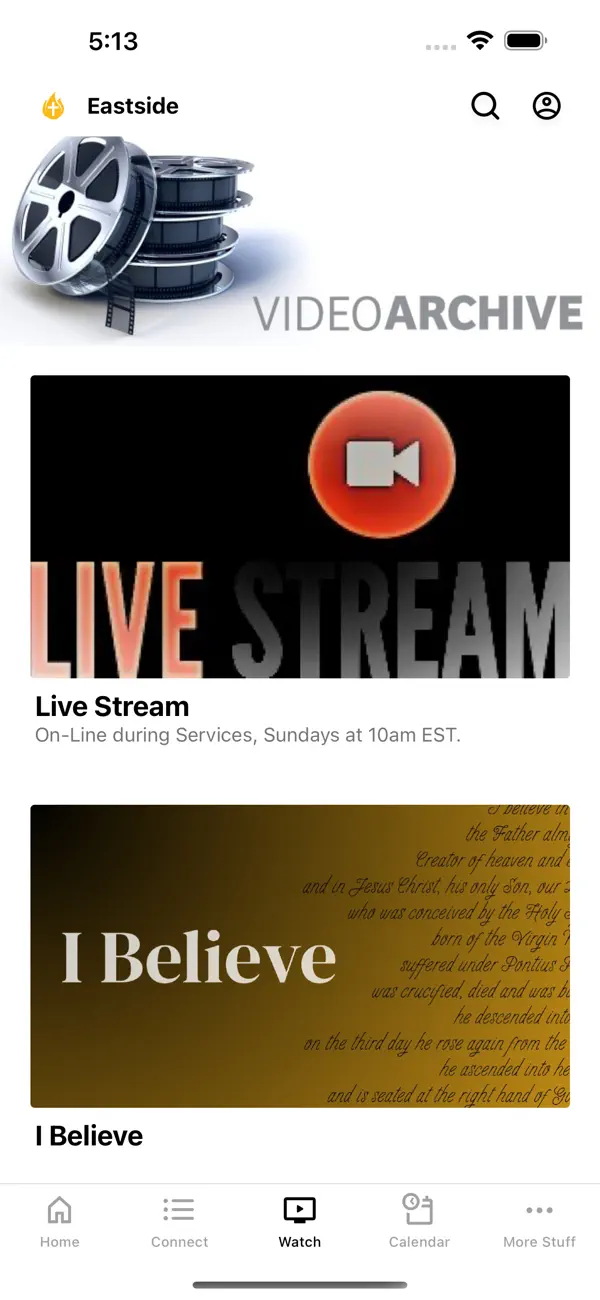 Screenshot #3 pour Eastside Church App
