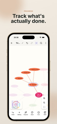 Mind Map: Smart Mind iPhone screenshot